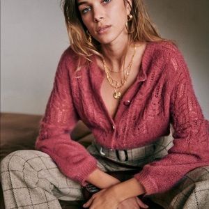 Sezane Tonio Sweater in Size XS (Rosewood)